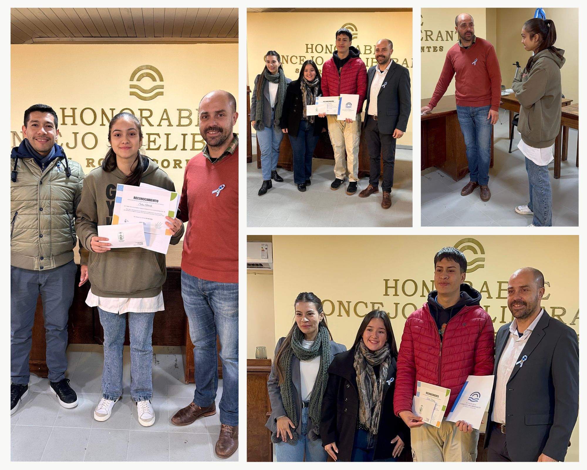 El Concejo Deliberante reconoci&oacute; a j&oacute;venes deportistas sanroque&ntilde;os